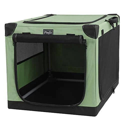Petsfit Dog Crate Medium Lightweight Dog Crate, Foldable Soft Dog Crate Medium