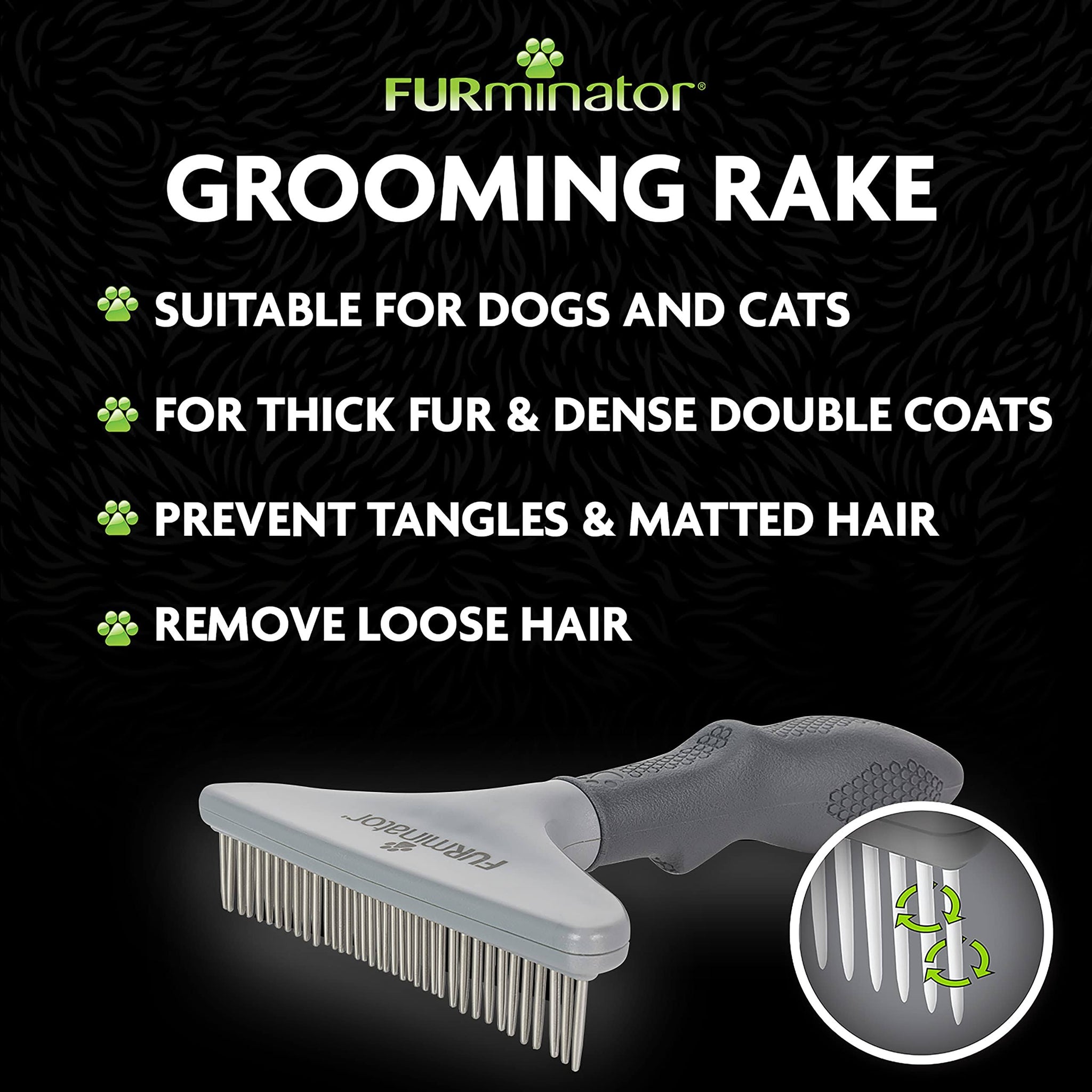 Furminator Grooming Rake Comb for Dogs