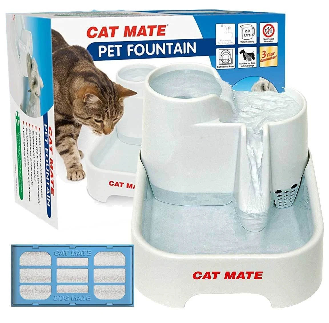 Genuine Replacement Filter Cartridges For Use with Cat Mate and Dog Mate Pet ...
