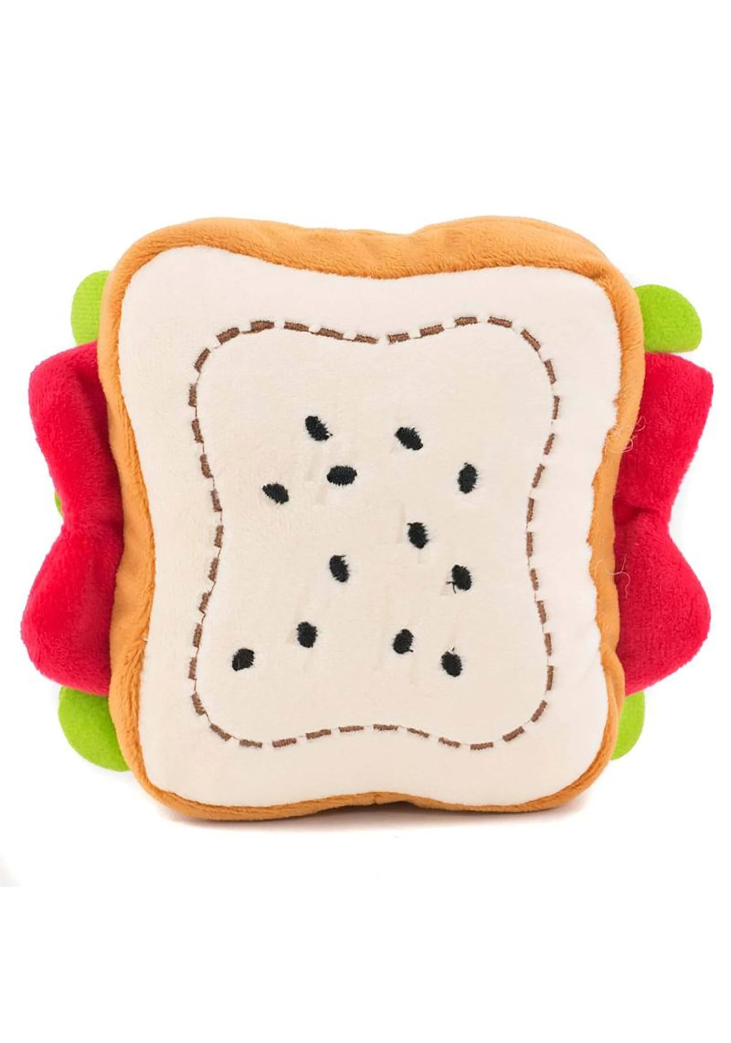 Buckle-Down Dog Toy Squeaky Plush - Scooby-Doo Sandwich
