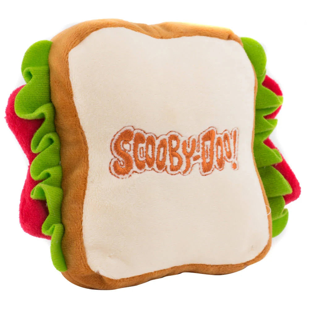 Buckle-Down Dog Toy Squeaky Plush - Scooby-Doo Sandwich