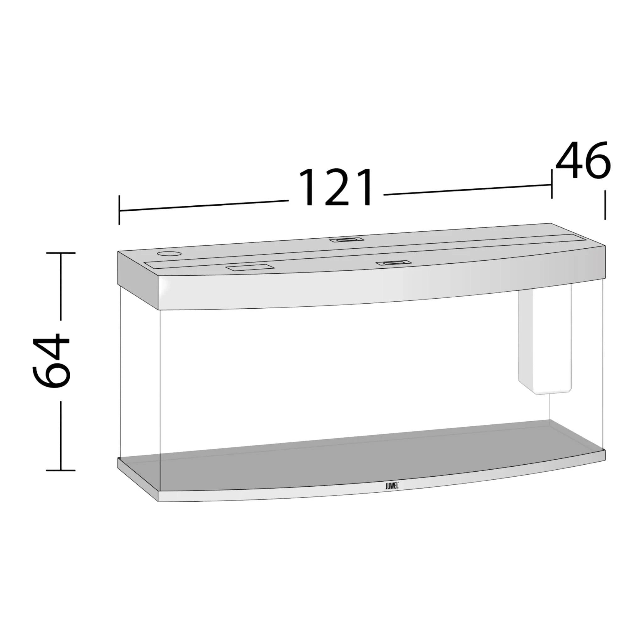 Juwel Vision 260 Black Cabinet SBX