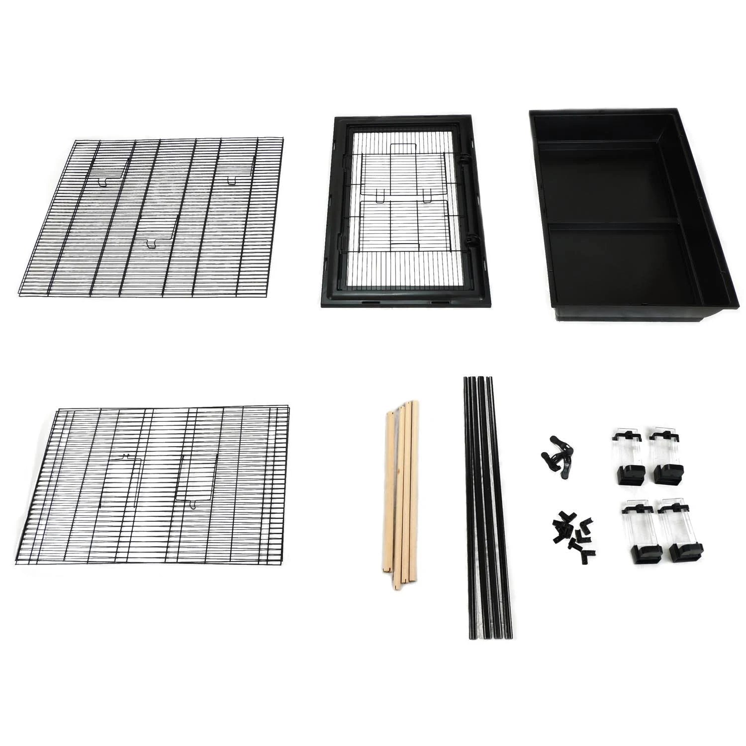 Little Friends Black Waldorf Bird Cage