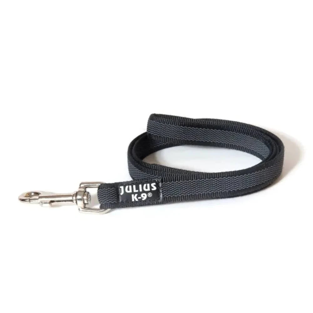 JULIUS-K9 20mm Color & Grey Super Grip Dog Lead