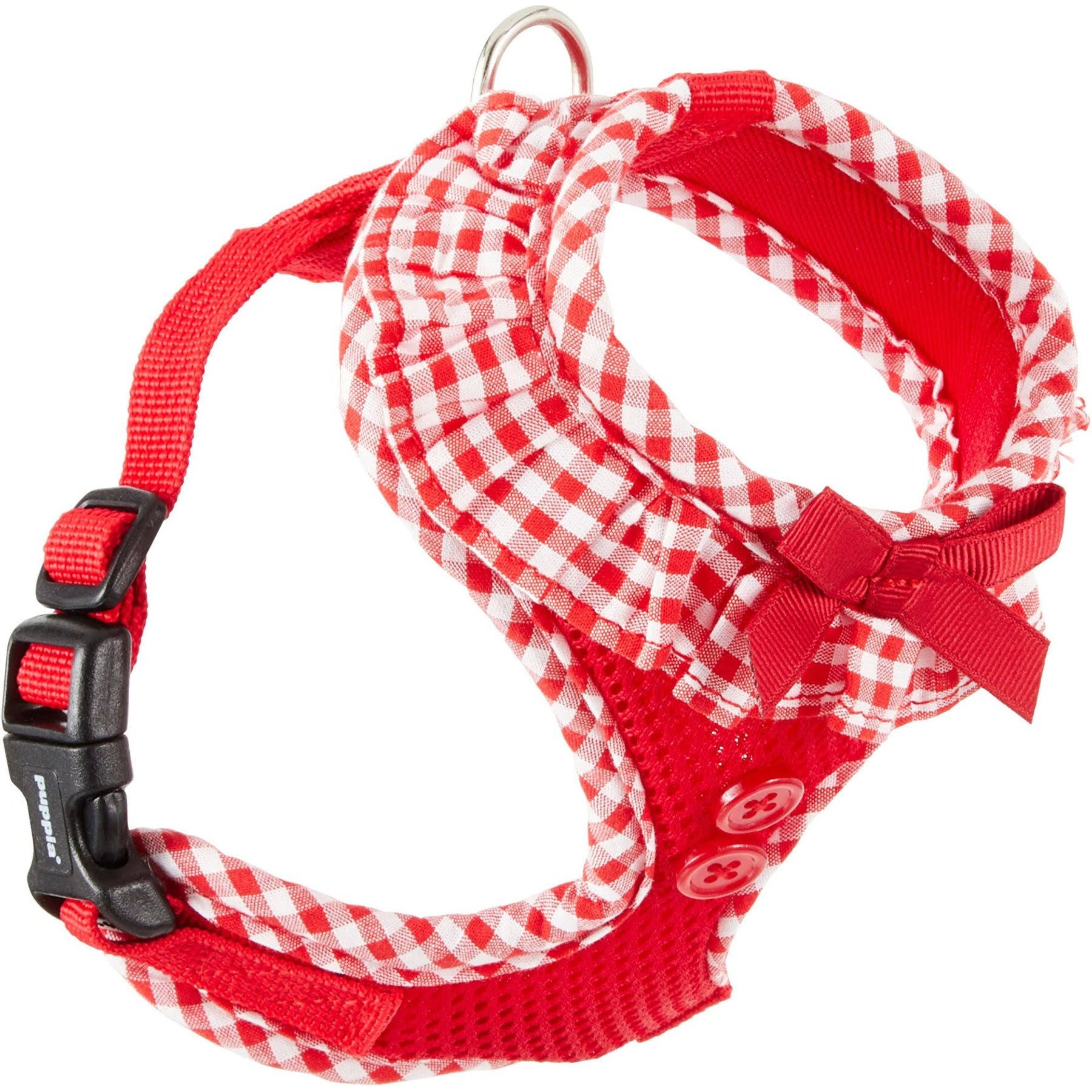 Puppia Vivien Small Dog Harness A Red 4 Sizes XS: Chest Adjusts From 24-34cm Neck ...