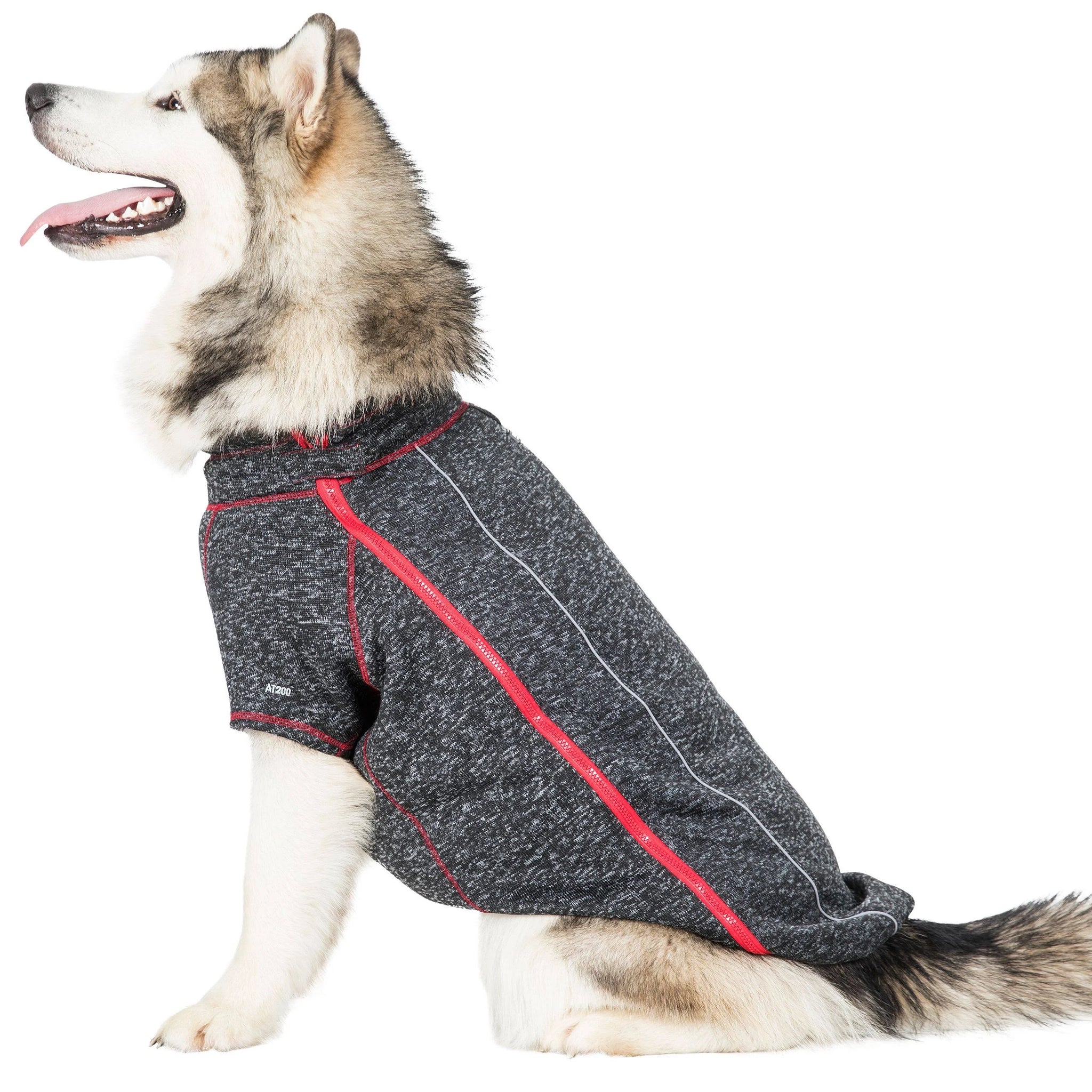Trespass Windproof Dog Fleece Boomer - Black - XL