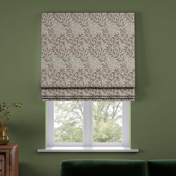 William Morris At Home Willow Bough Made To Measure Roman Blind, Natural, William ...