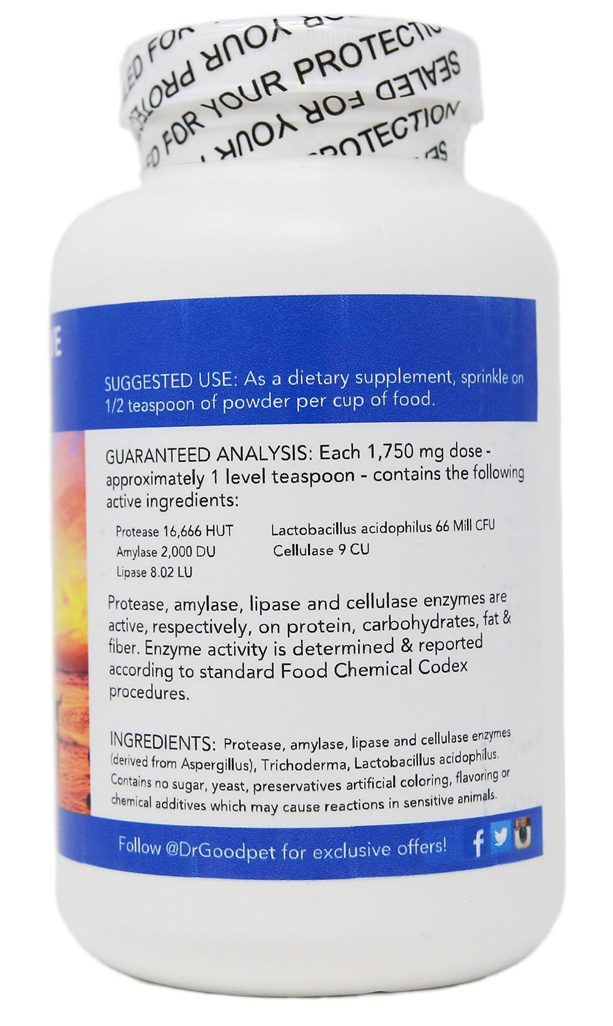 Dr. Goodpet Canine Formula Digestive Enzymes 7 Oz