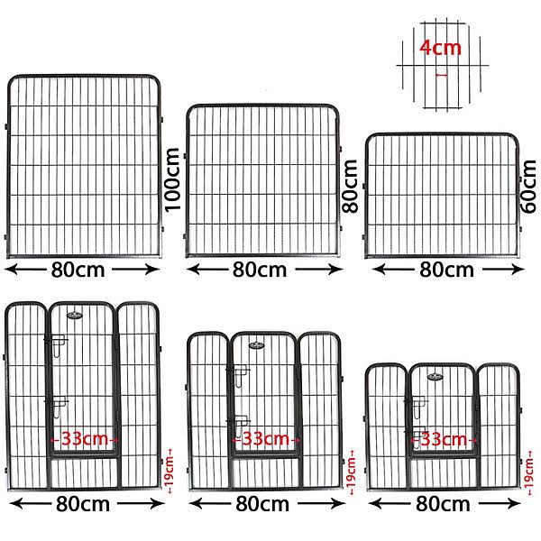 Easipet Heavy Duty 6 Panel Pet Playpen Metal Cage - Small 74384