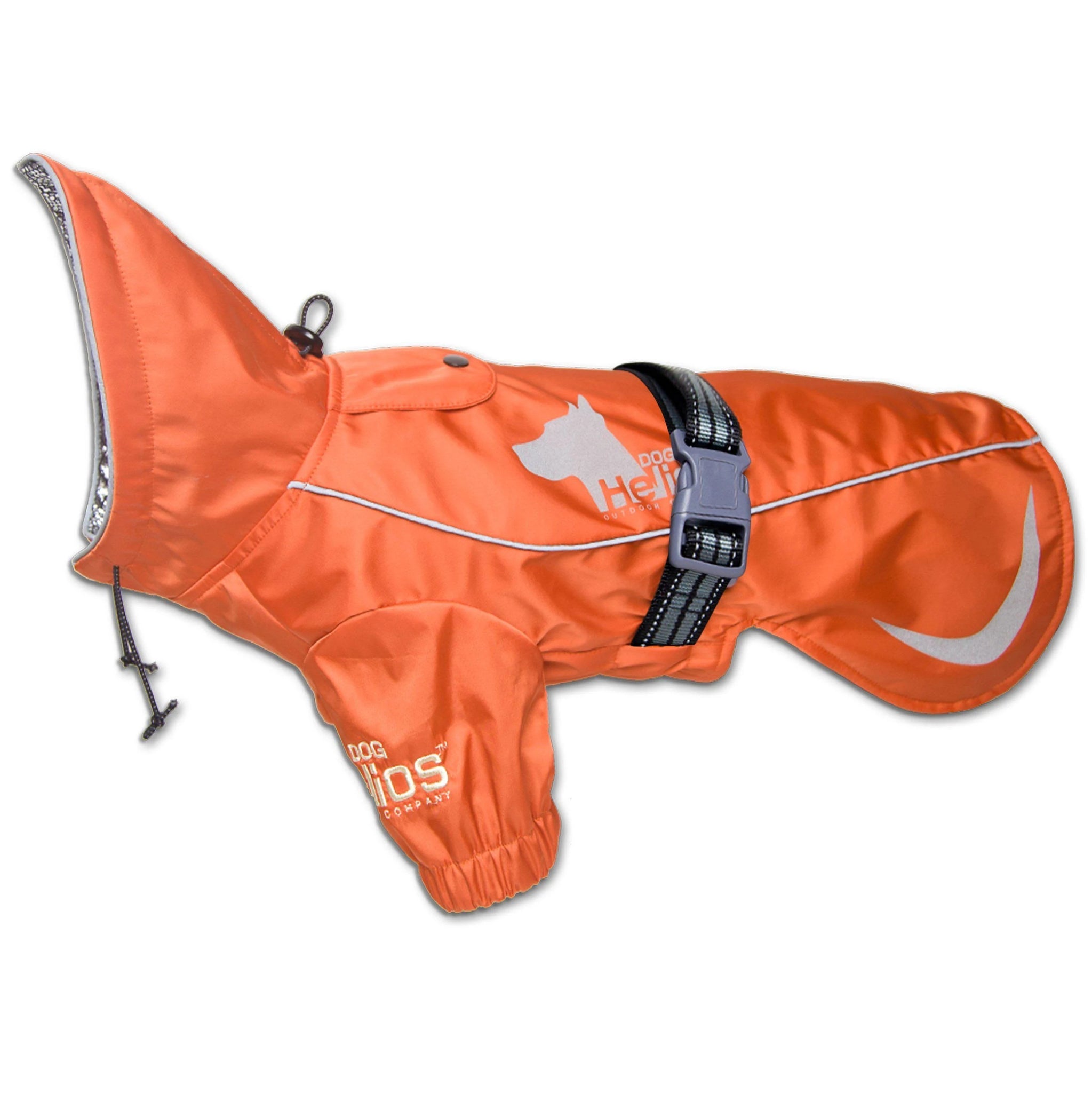 Dog Helios 'Ice-Breaker' Hooded Dog Coat W/ Heat Reflective Tech - Blue / Small