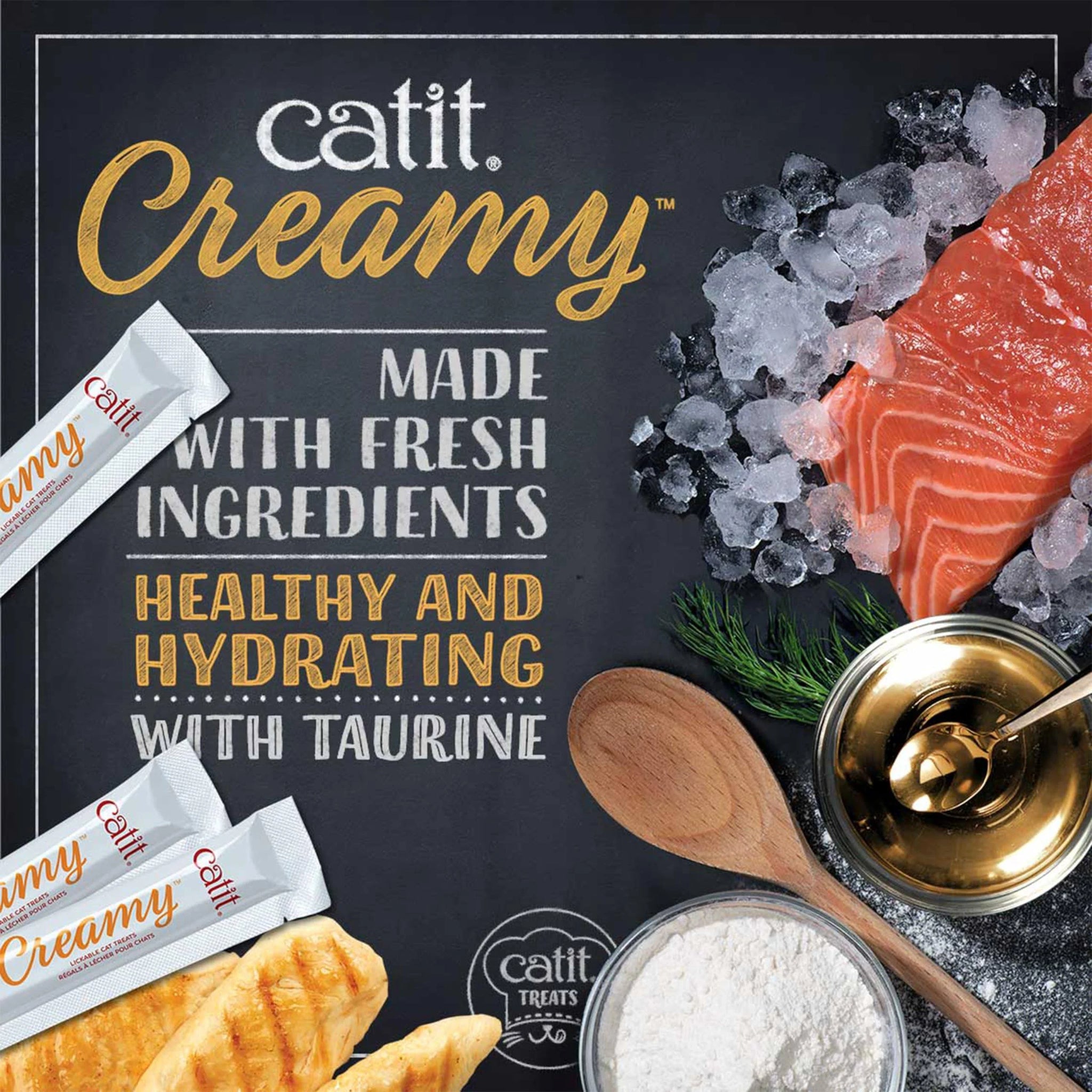 Catit Creamy Lickable Treats Variety Multipack 50 Pack