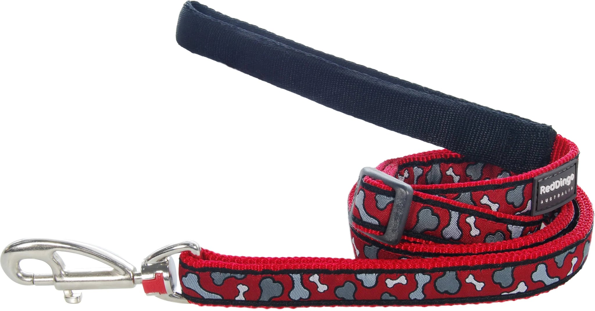 Red Dingo Camouflage Green Dog Lead Medium - 20mm