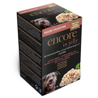 Encore Dog Jelly Pouch Multipack 100g - Finest Selection (5 x 100g)