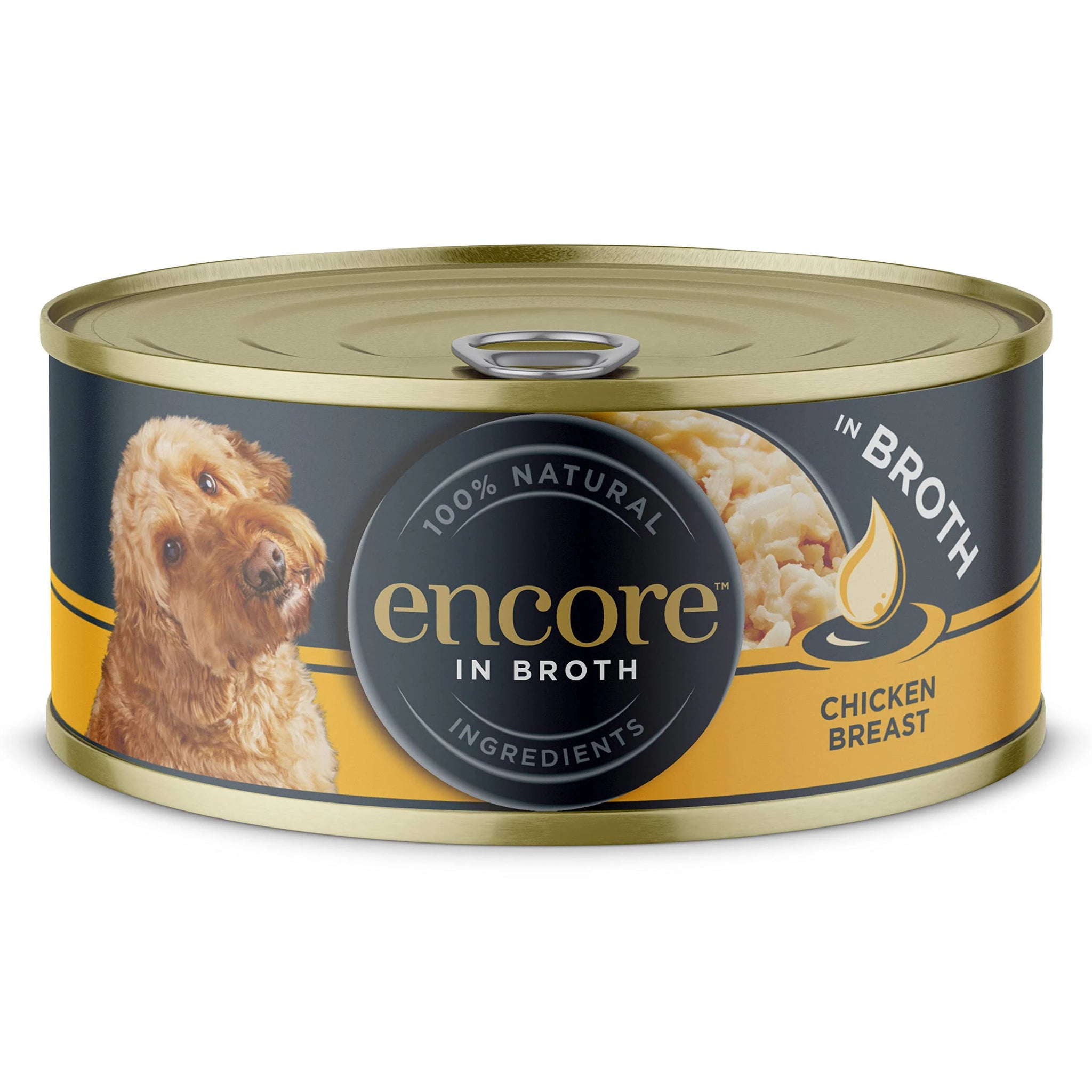 Encore 100% Natural Dog Food Tin 1x(12x156g) Chicken Breast with Rice, Pack of 12 ...