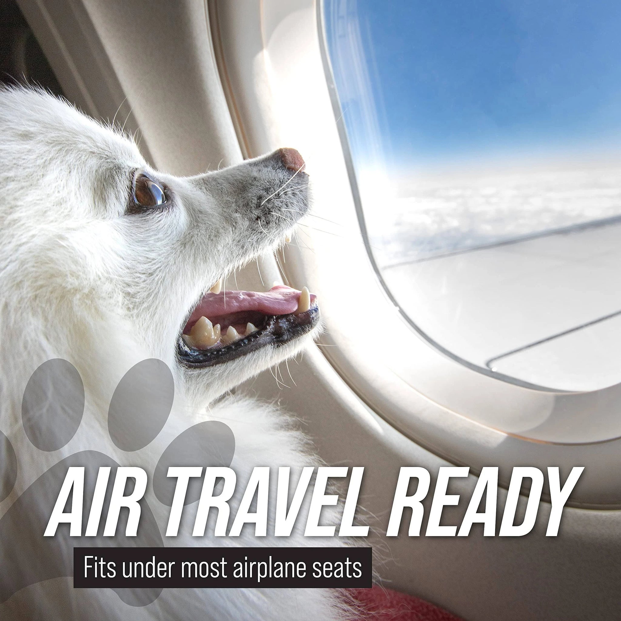 Leashboss Portable Dog Food Travel Bag, Pet Travel Food Storage Container, Large ...