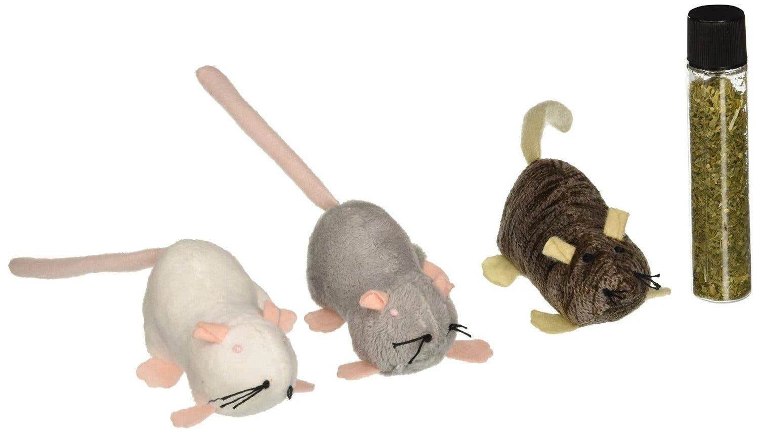 Petlinks (3 Count) Lil' Creepers Refillable Cat Toys with Catnip Tube