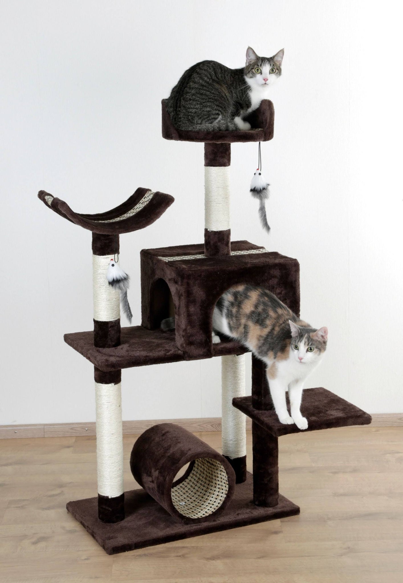 Kerbl Cat Tree Safari Big 122 cm Dark Brown