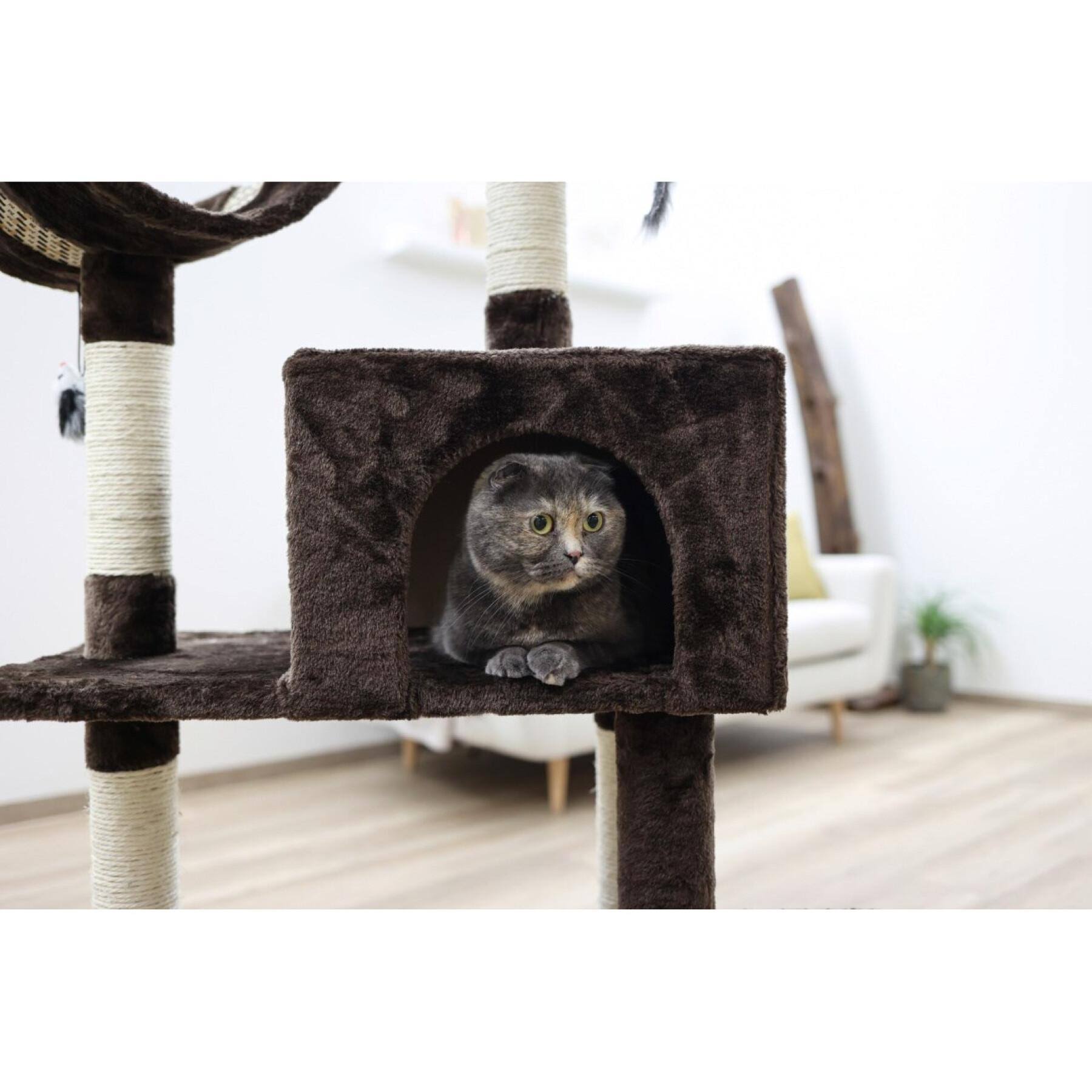 Kerbl Cat Tree Safari Big 122 cm Dark Brown