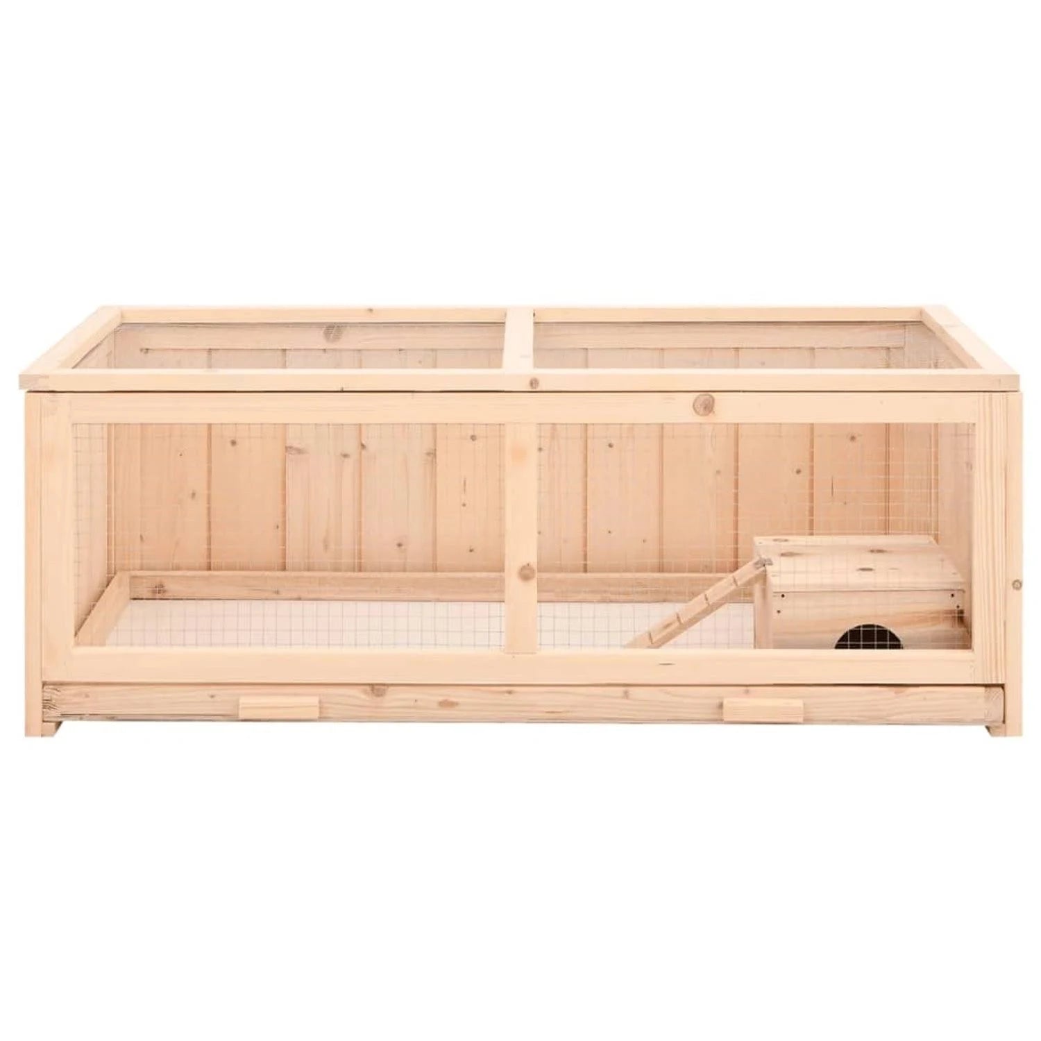vidaXL - Hamster Cage 104x52x38 cm Solid Wood Fir