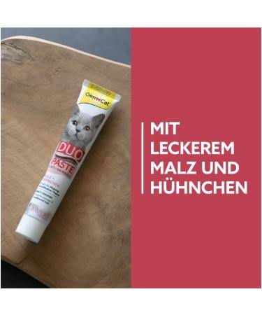 GimCat Anti-Hairball Duo Paste - Malt & Chicken - 50g