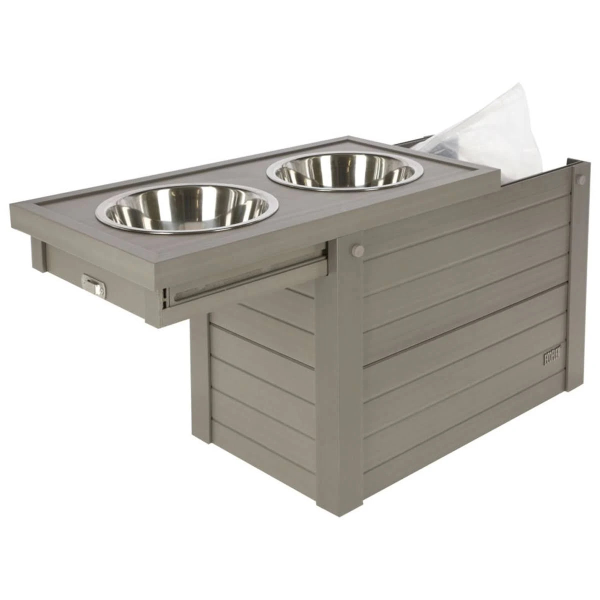 Kerbl Pet Ecoflex Feeding Station - 2 x 1.2L, 54 x 30 x 39.5cm