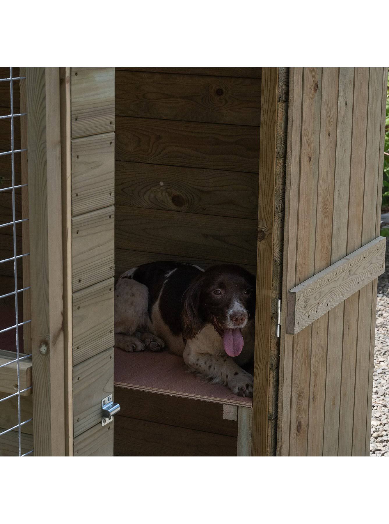 Forest Garden Large Dog Kennel & Run