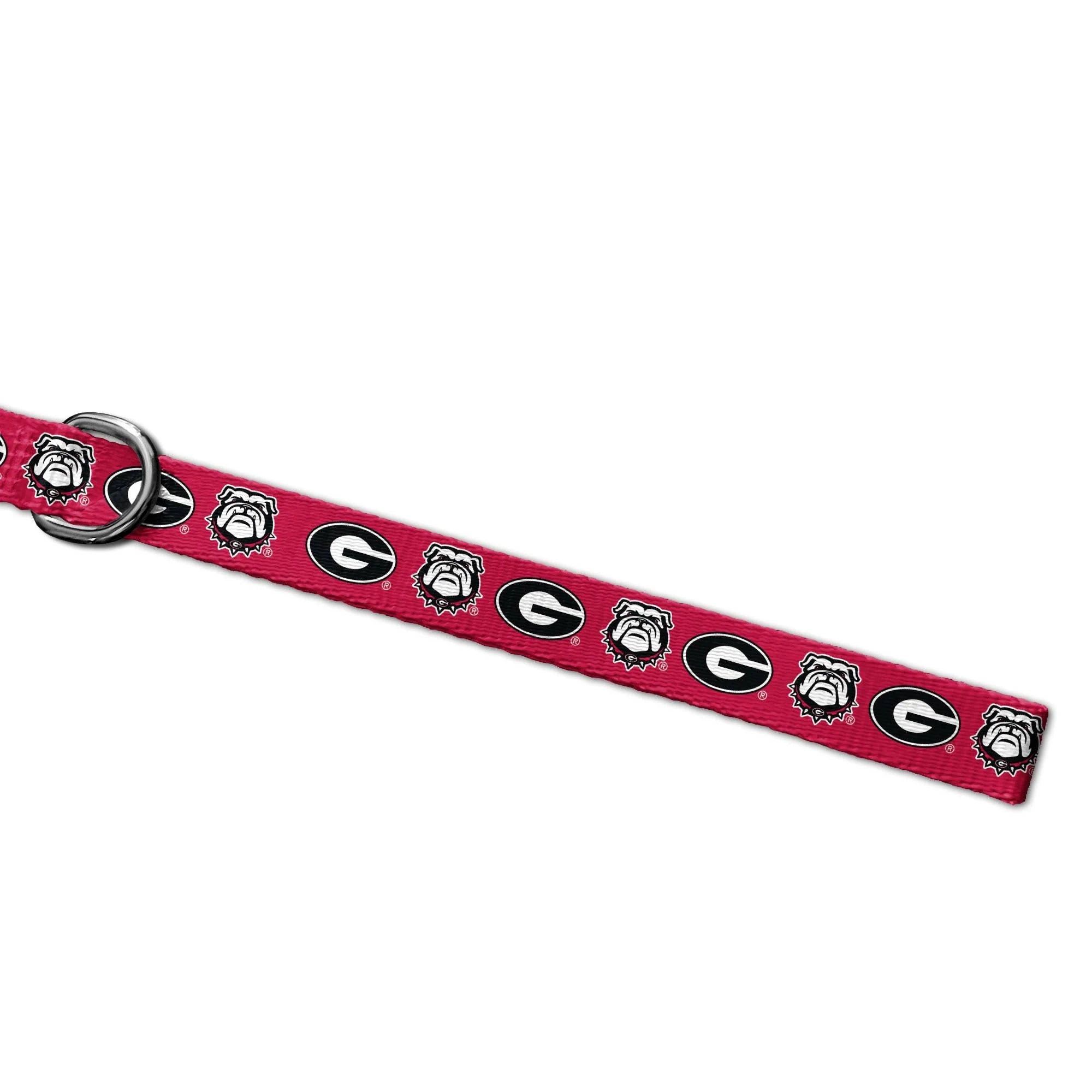 Georgia Bulldogs Adjustable Dog Collar and Leash Set | Officially Licensed | Fits ...