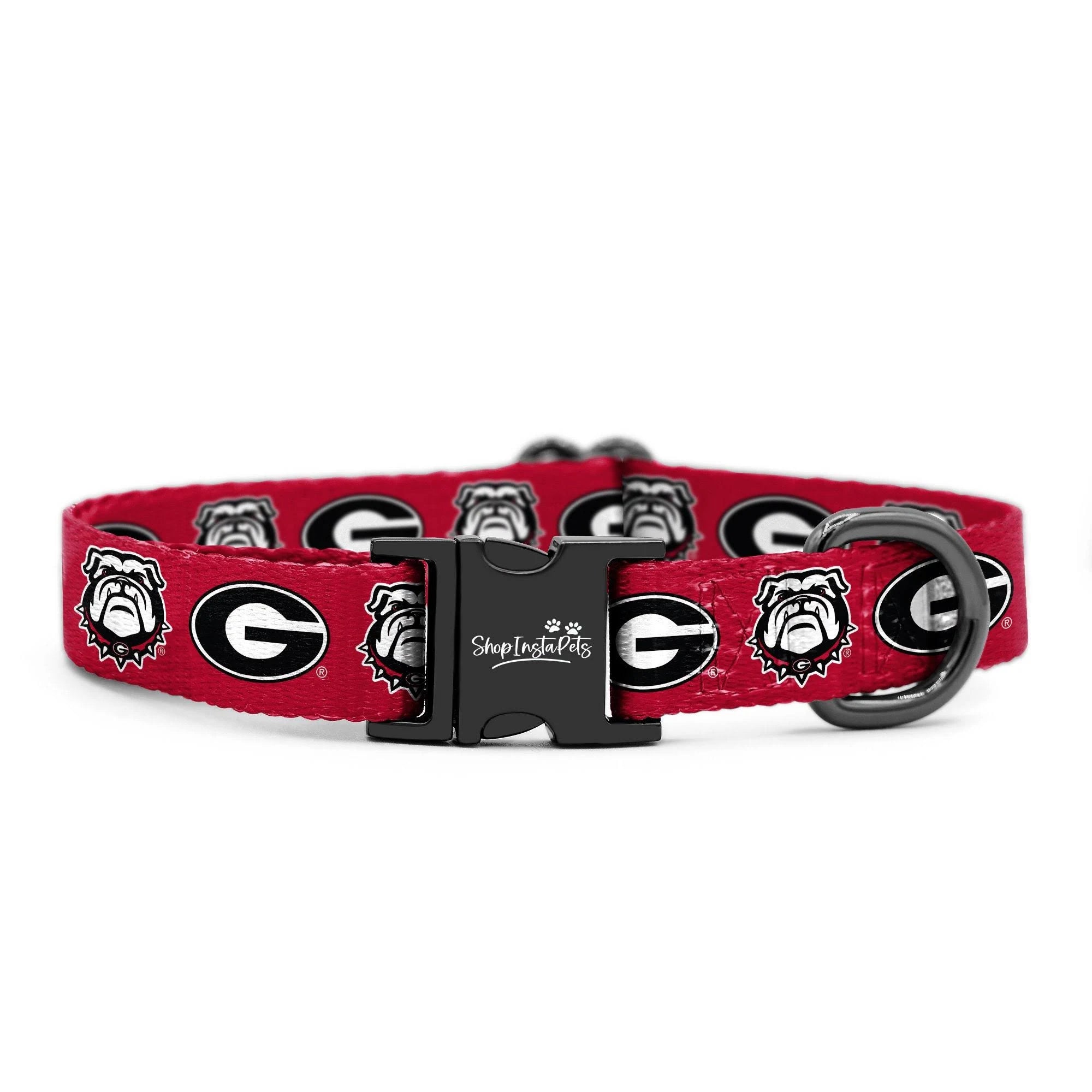 Georgia Bulldogs Adjustable Dog Collar and Leash Set | Officially Licensed | Fits ...
