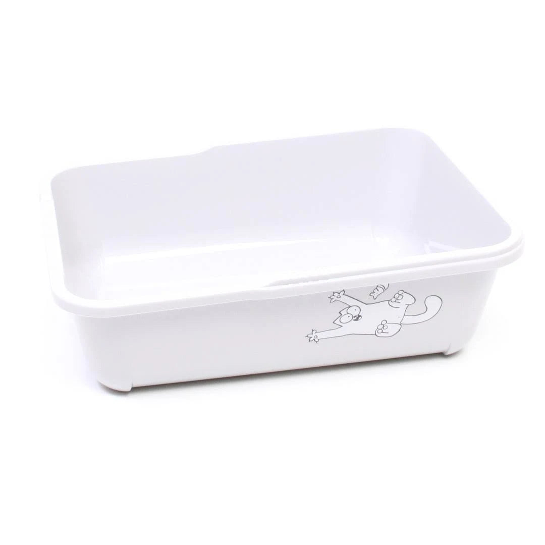 Karlie Simon's Cat 51756 Cat Litter Box 43 cm x 32 cm x 16 cm Grey