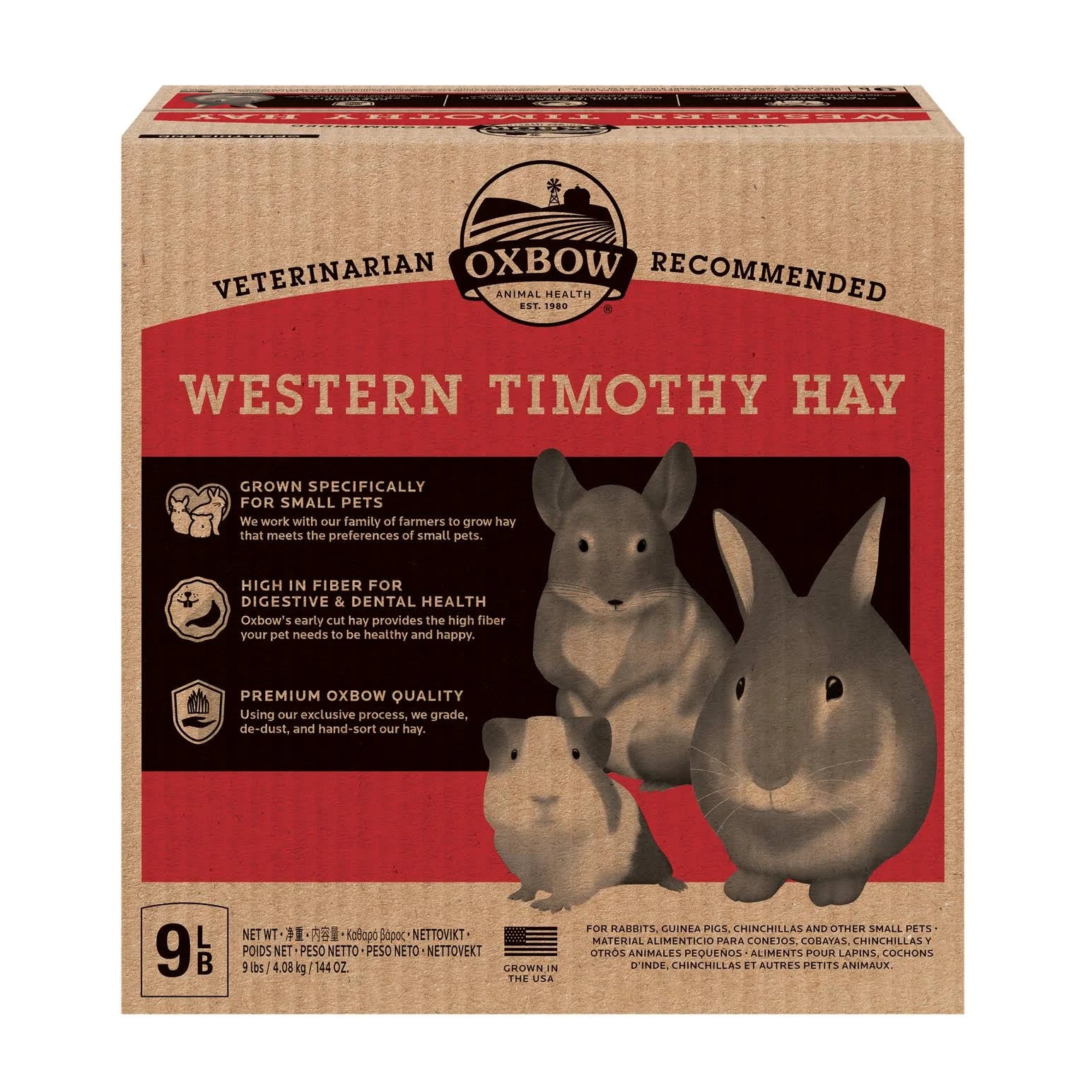 Oxbow Western Timothy Hay - 2.55 kg
