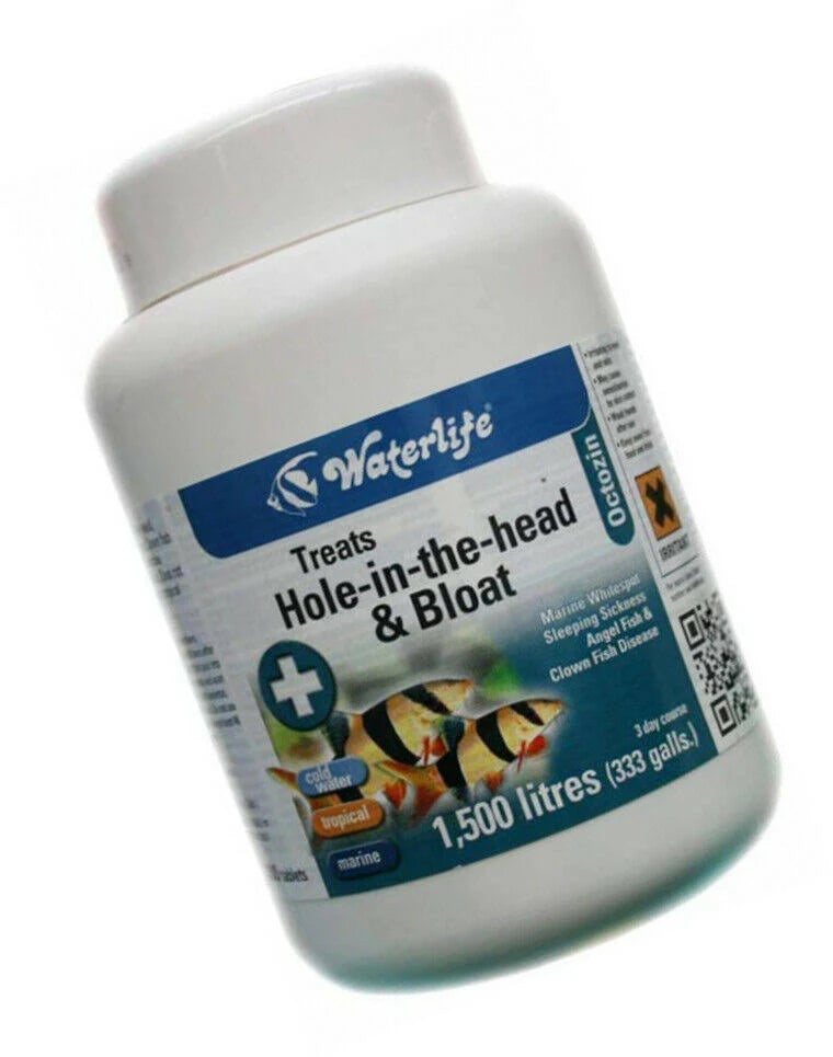 Waterlife Octozin 200 Tablets Dropsy & Hole in The Head