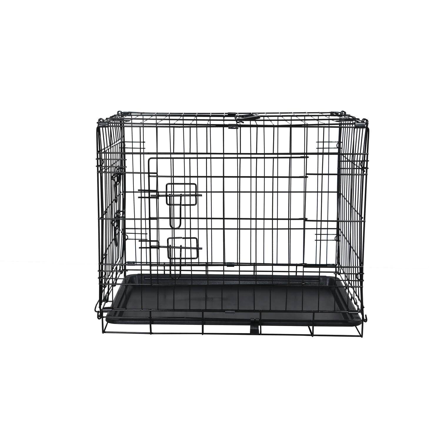 Clever Paws Large Black Steel Dog Crate