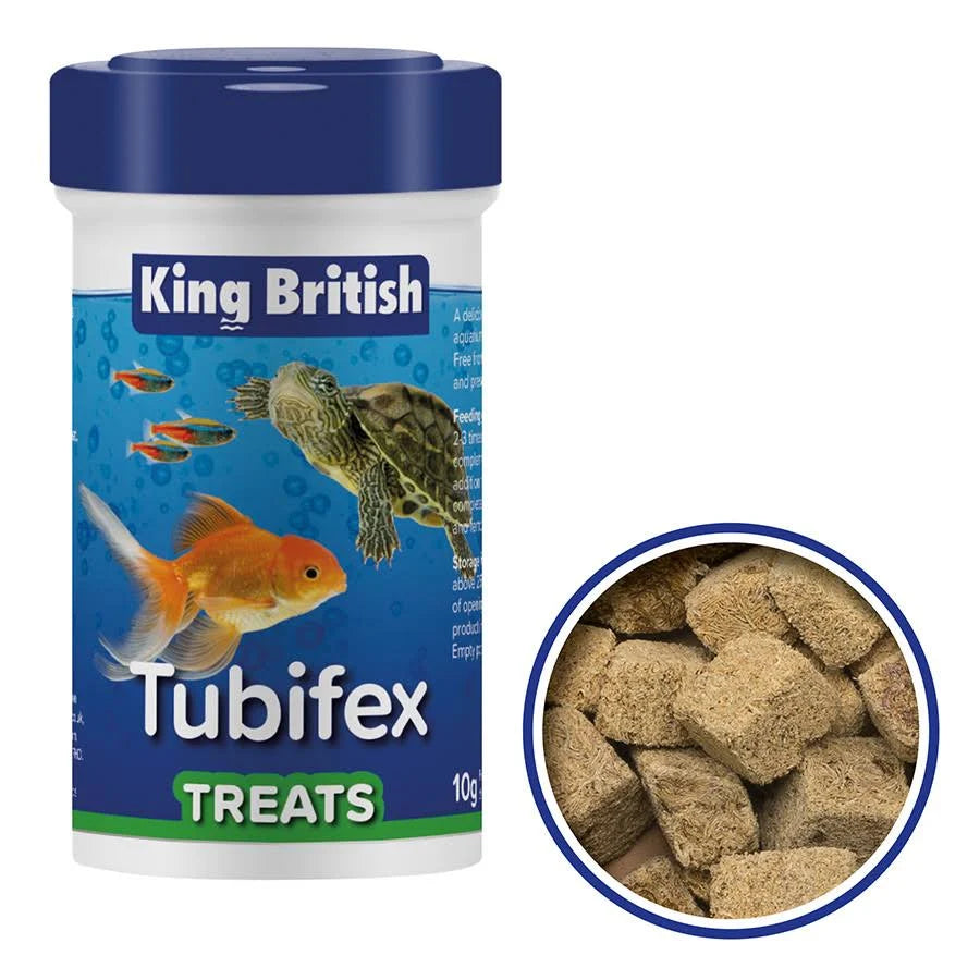 King British Tubifex Fish Treats 10G
