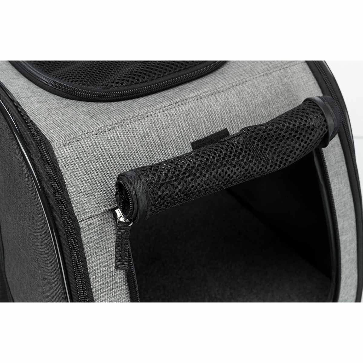 Trixie Dog Trolley with Removable Chassis Black/Grey - 34x43x67cm