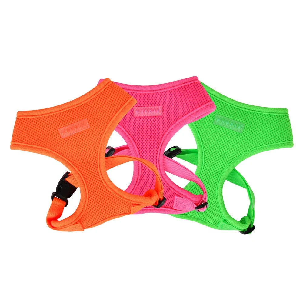 Puppia Neon Soft Harness A Orange