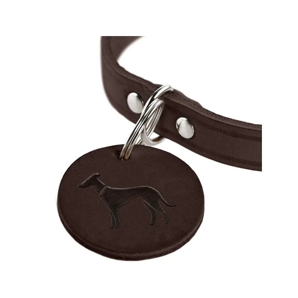 Hunter Collar Aalborg - Dark Brown - L