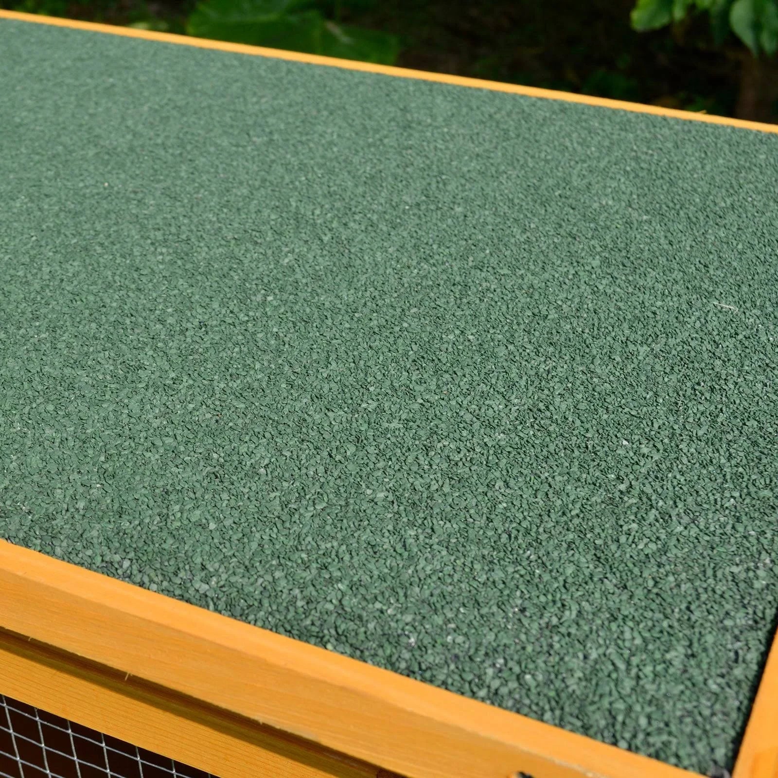 PawHut Rabbit Hutch Outdoor Guinea Pig Hutch House Small Animal Bunny Cage w ...