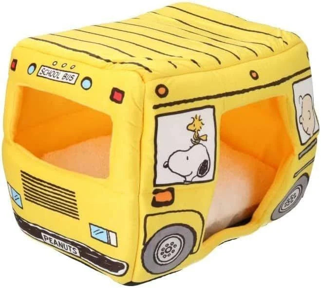 Peanuts Snoopy Dog Cat Bed School Bus Medium Dog Small Dog (m)