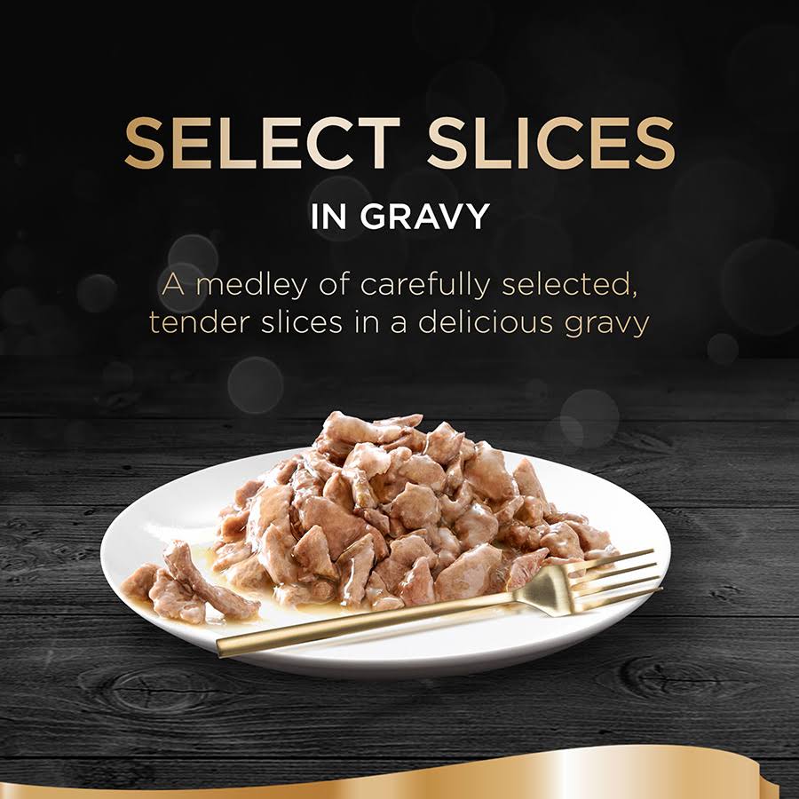 Sheba Select Slices Wet Adult Cat Food Poultry Collection In Gravy 8X85G Trays