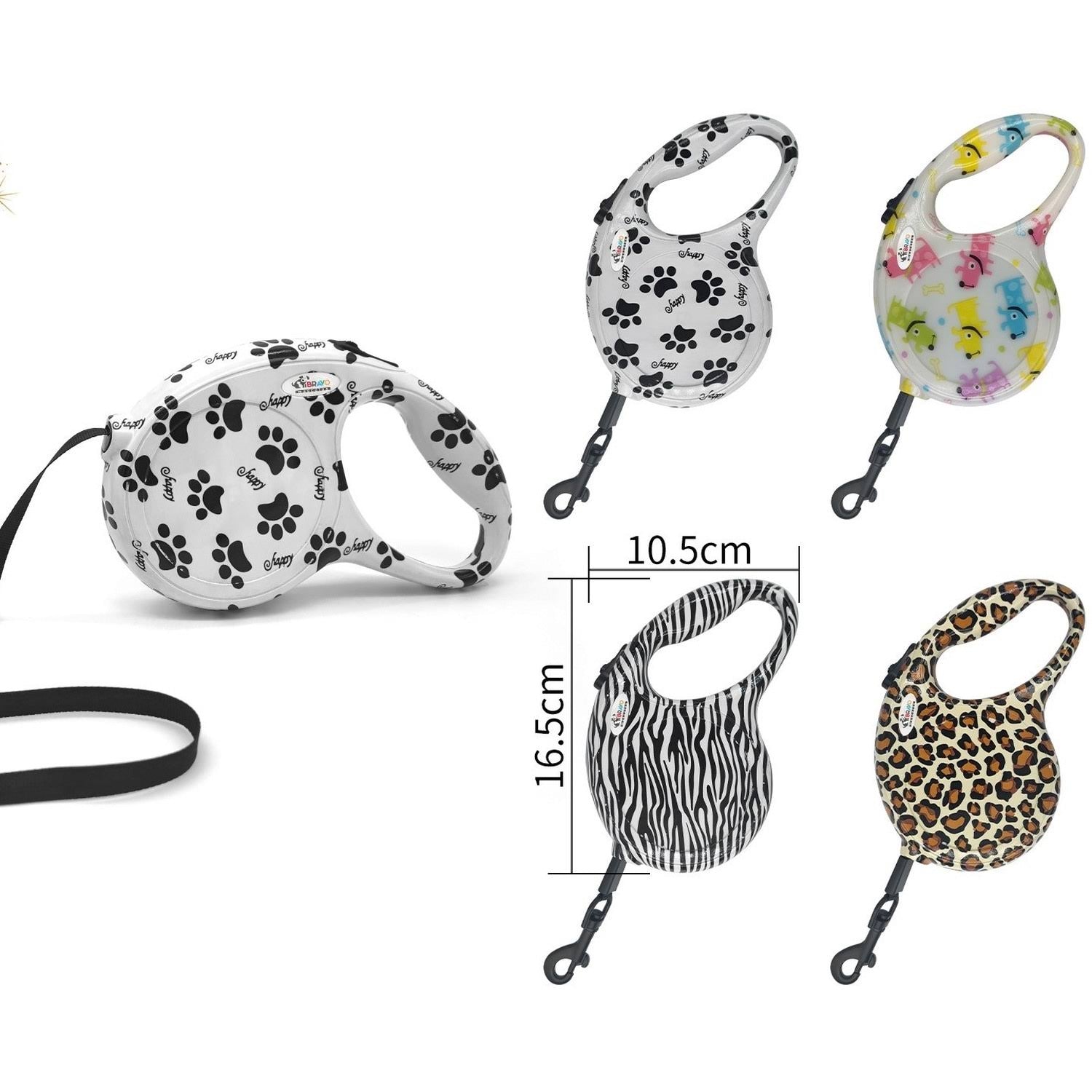 Retractable Dog Lead (5M) - Blue