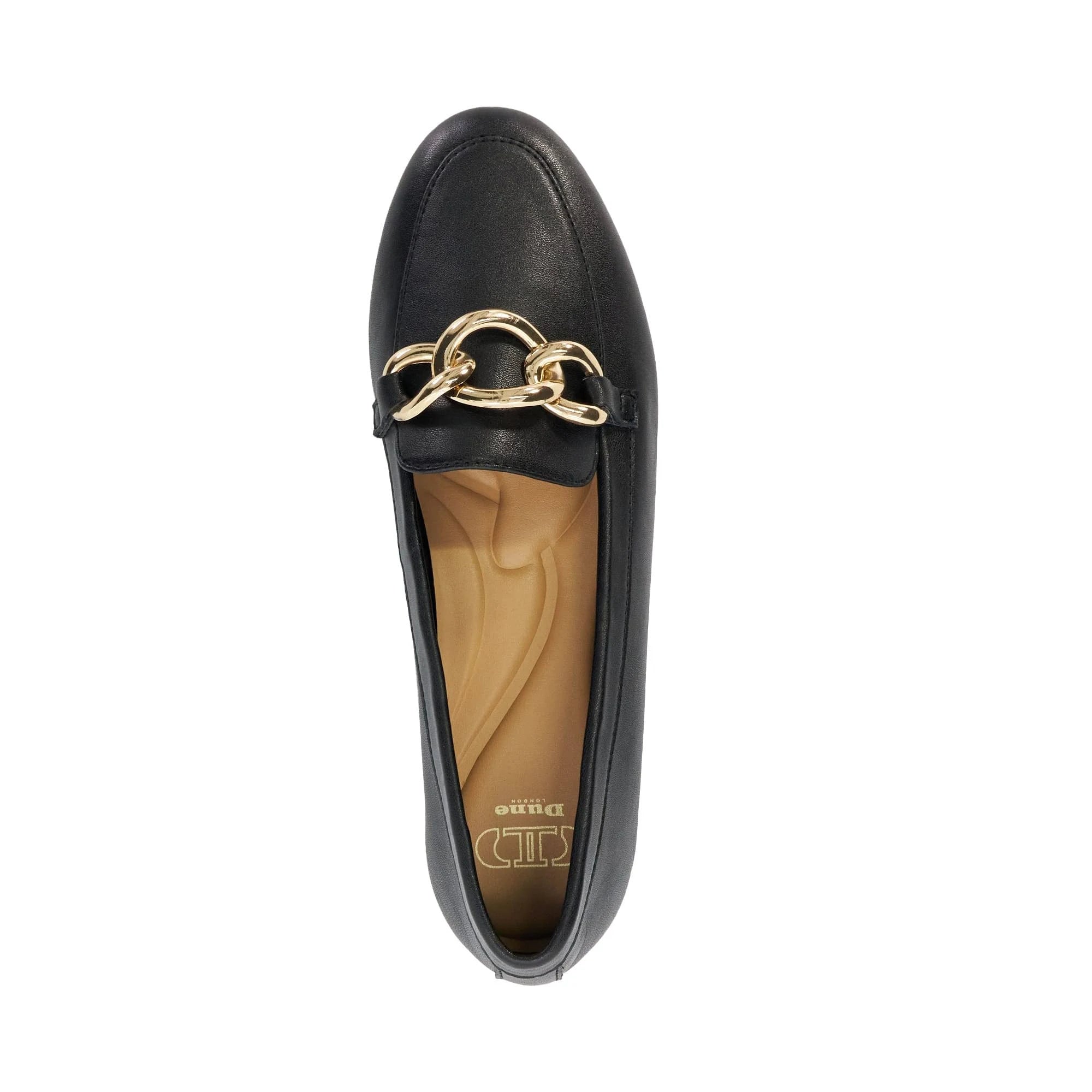 Dune London Gloria Loafers - Black - Size 7