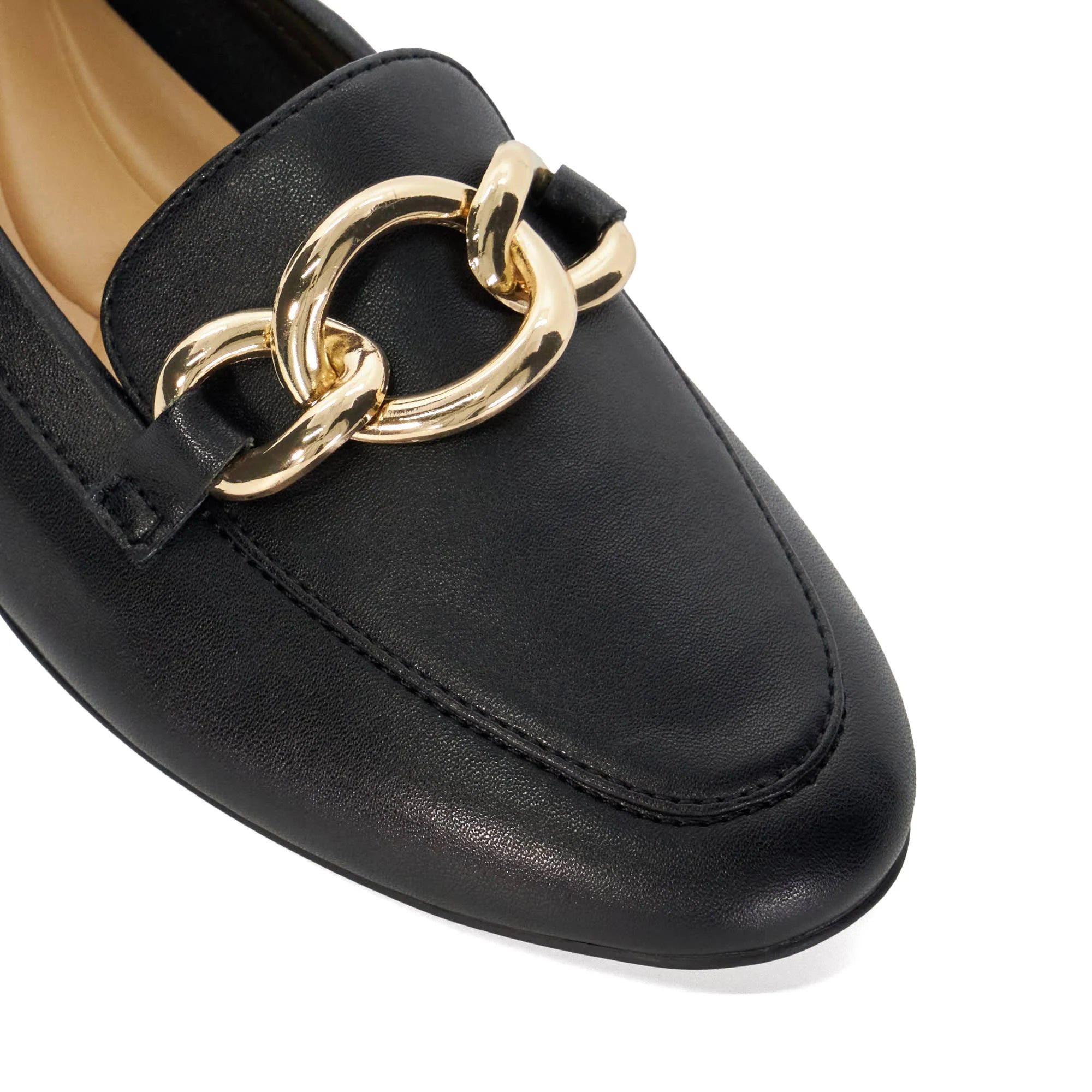 Dune London Gloria Loafers - Black - Size 7