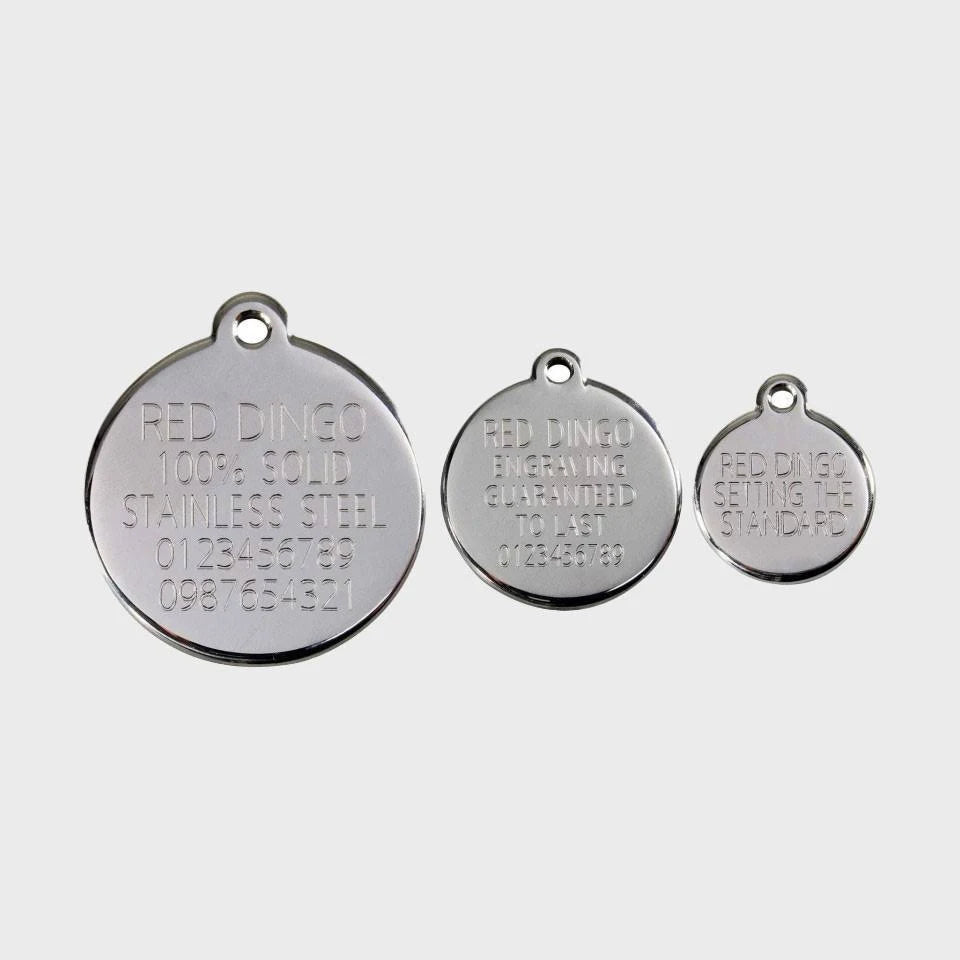 Red Dingo Flash Enamel ID Tag