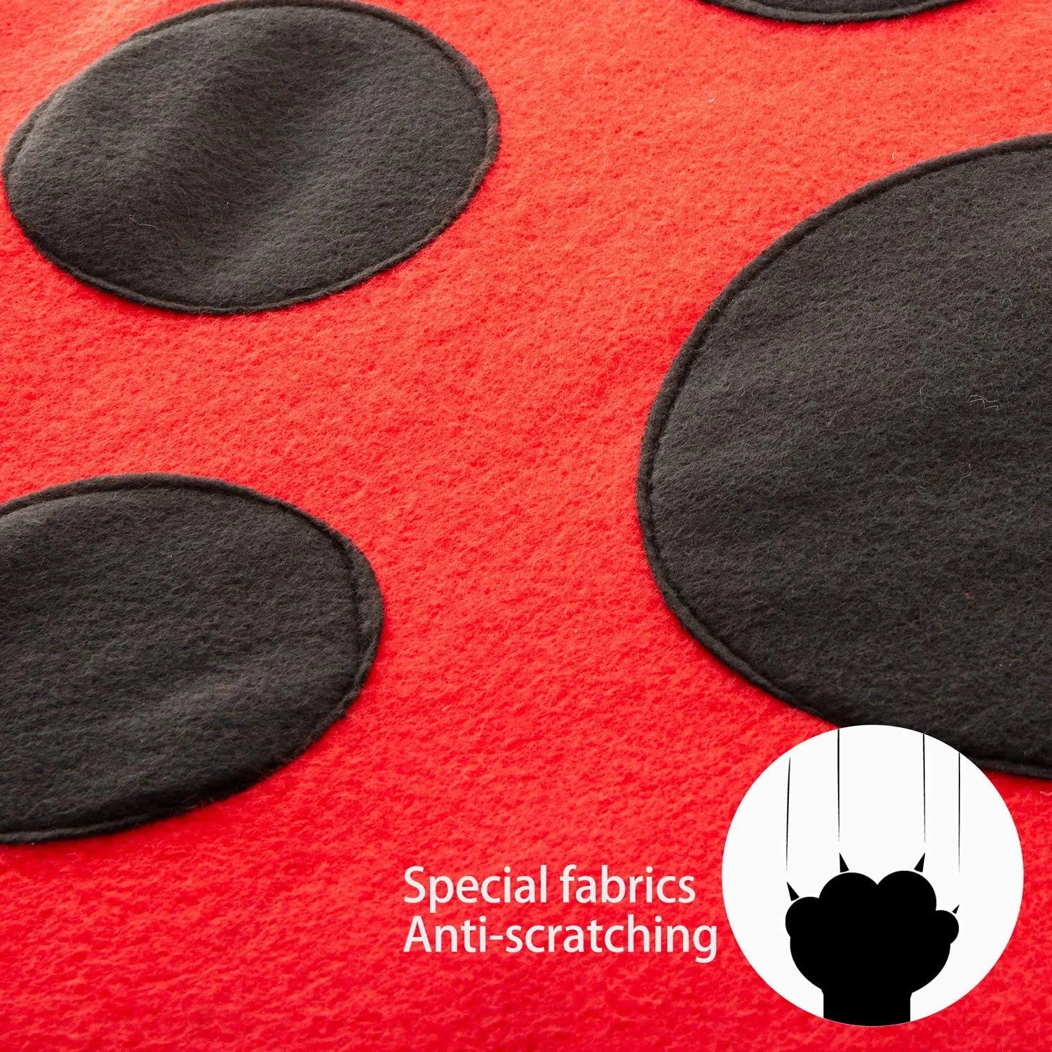 Tofern Multi-function Pet Kitten Cat Interactive Activity Soft Fleece Folding