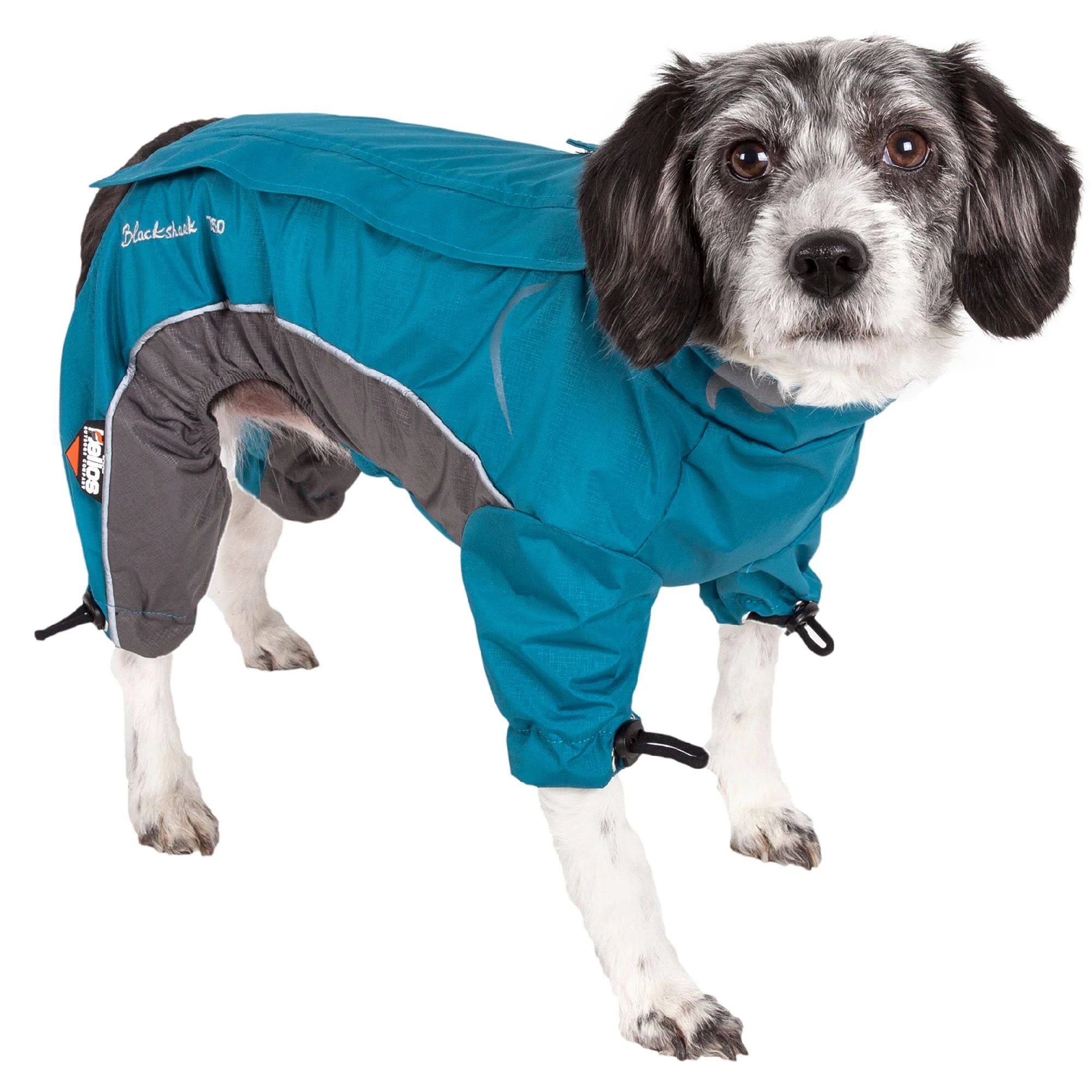 Dog Helios Blizzard Full-Bodied Adjustable and 3M Reflective Jacket in Blue, Size ...
