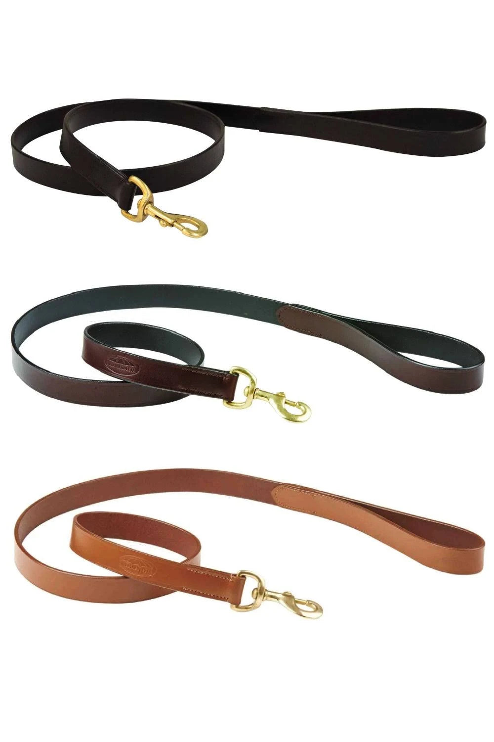 Weatherbeeta Leather Dog Lead - Brown