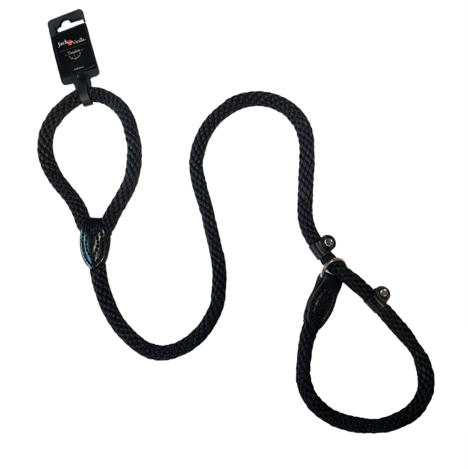 Jack and Vanilla Dog Slip Leash Walkabout 140 cm Black