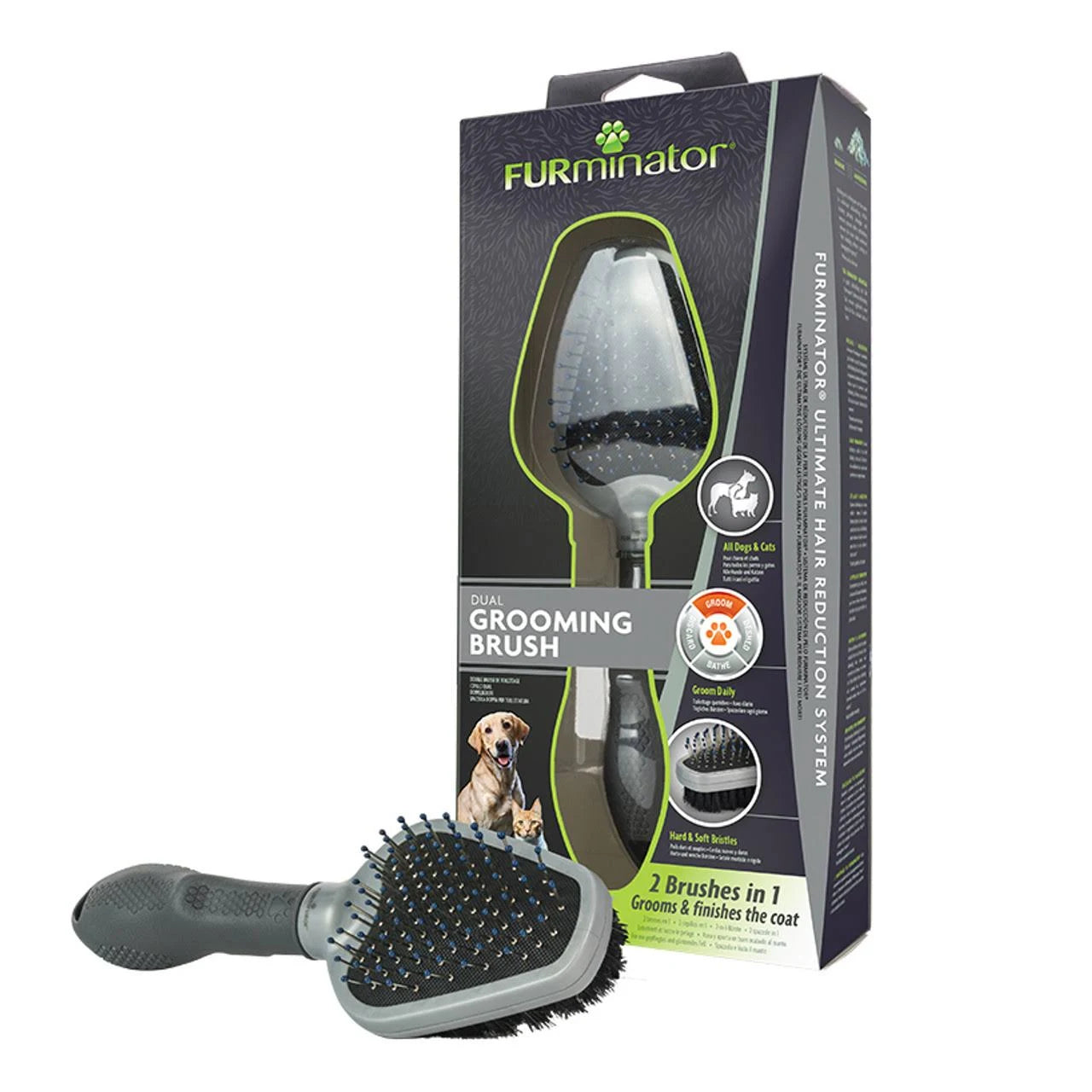 FURminator Dual Grooming Brush