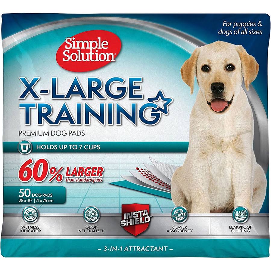 Simple Solution Puppy Training Pads - Extra Large, 10 Pack
