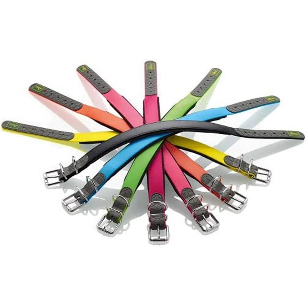 Hunter Convenience Comfort Dog Collar Yellow 27-35 cm